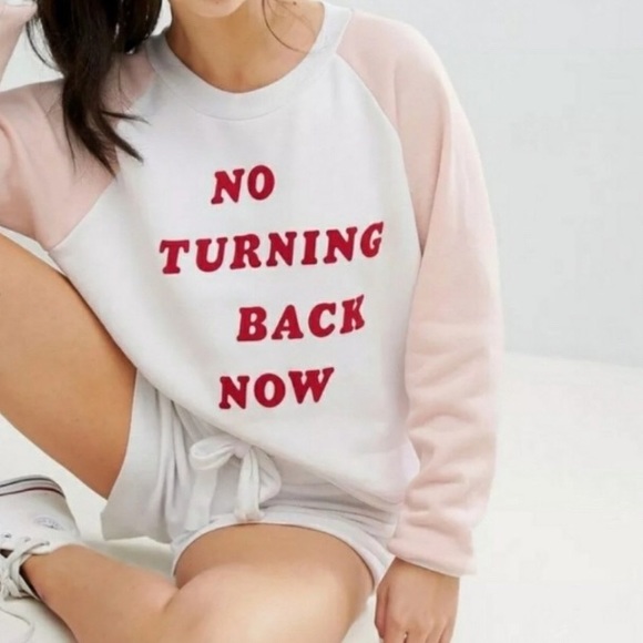 Wildfox Sweaters - Wildfox No Turning Back Now Graphic Sweater